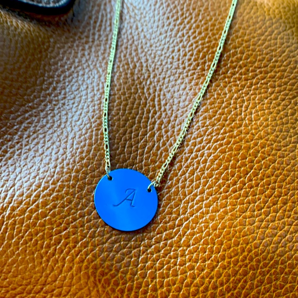 Taudrey Initial “A” Necklace